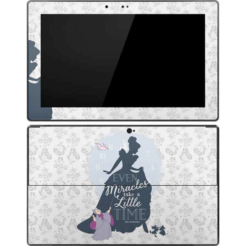 Disney Cinderella Miracles Take Time Silhouette Surface Pro Tablet Skin